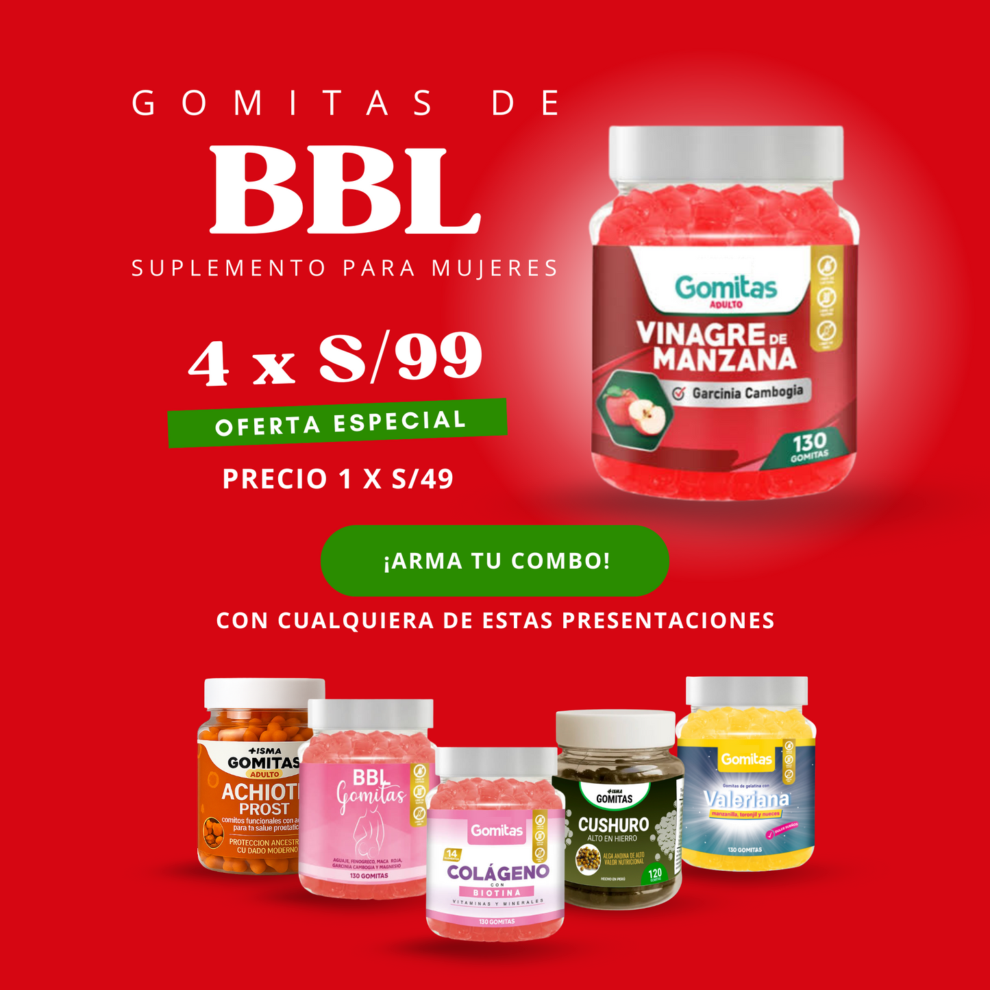 Gomitas naturales para bajar de peso