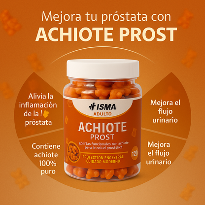 Gomitas de Achiote para la próstata