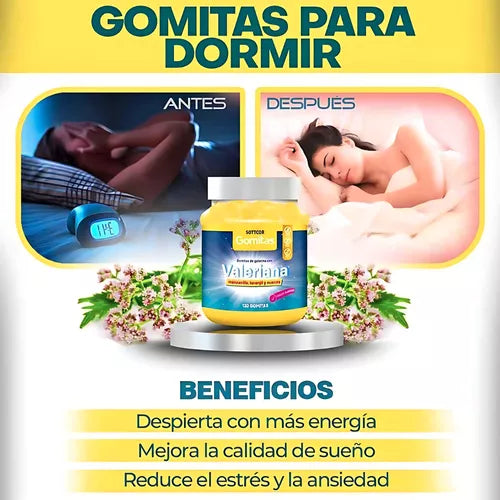 Gomitas naturales para el sueño